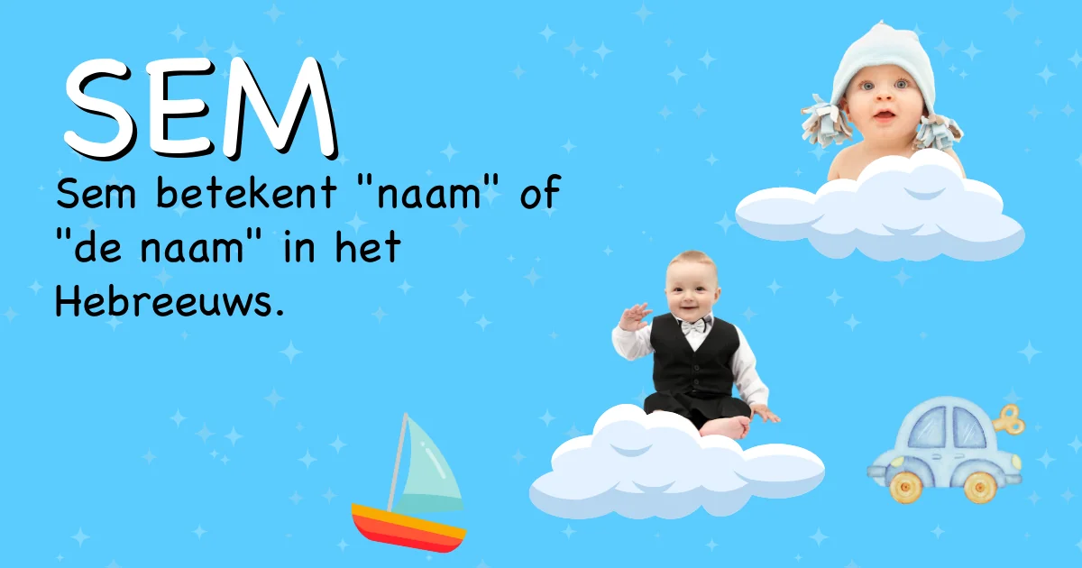 Sem Betekenis En Oorsprong Van De Naam Sem