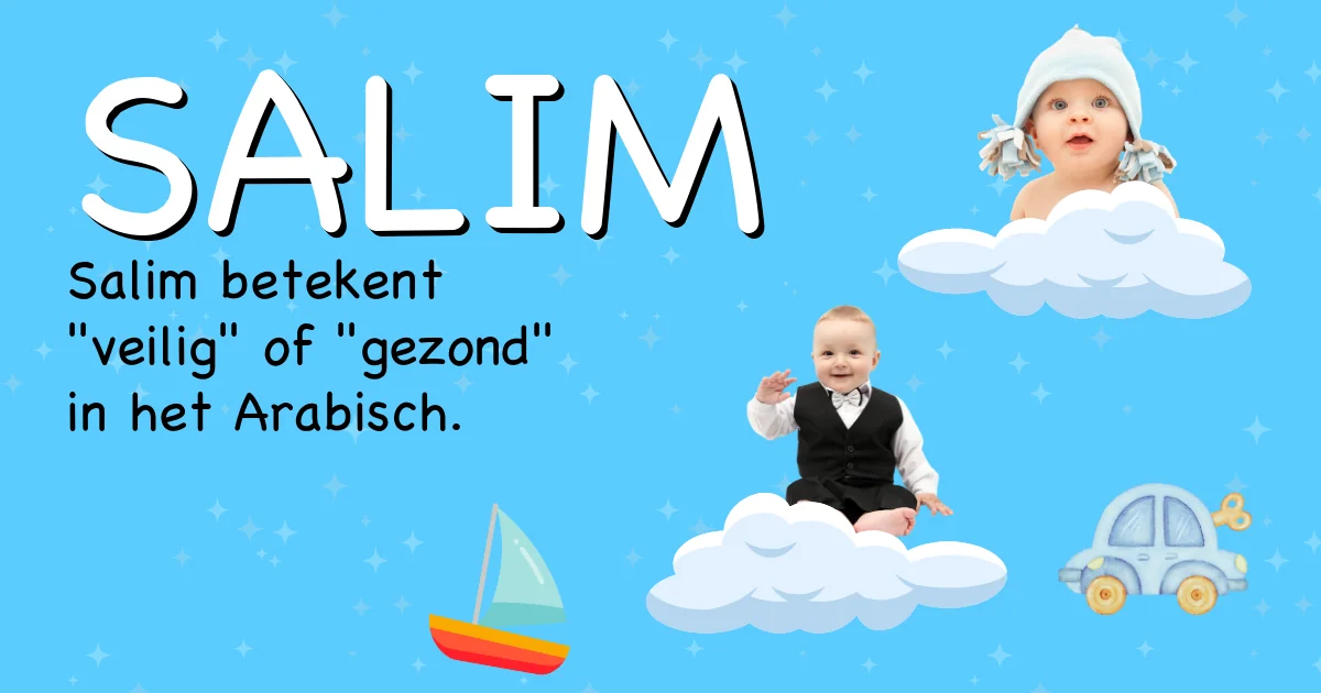 Betekenis van de naam Salim - Ontdek de herkomst en betekenis van deze voornaam