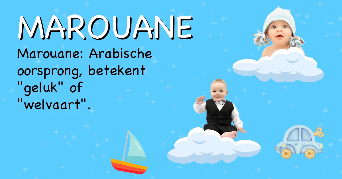 Betekenis van de naam Marouane - Ontdek de herkomst en betekenis van deze voornaam