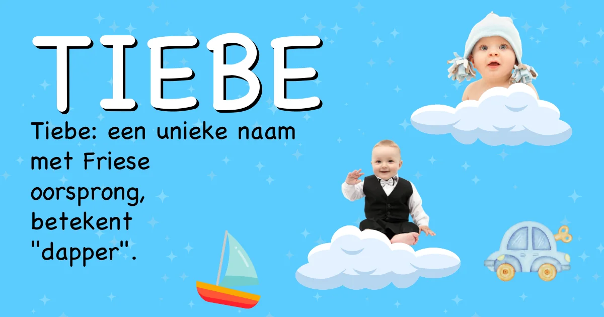 Betekenis van de naam Tiebe - Ontdek de herkomst en betekenis van deze voornaam