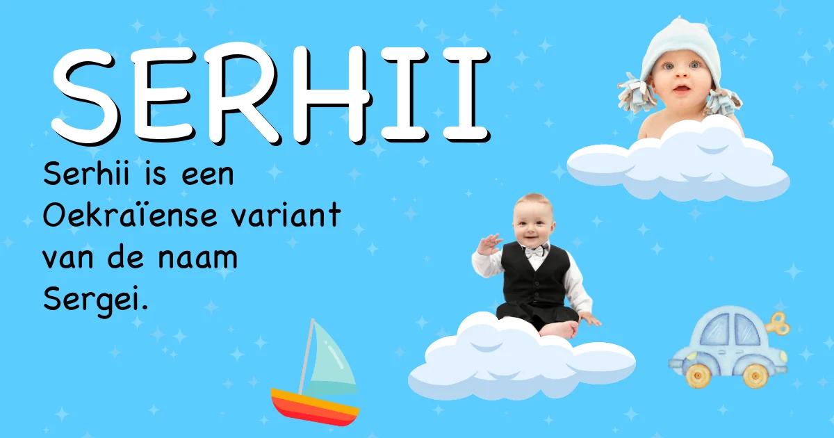 Betekenis van de naam Serhii - Ontdek de herkomst en betekenis van deze voornaam