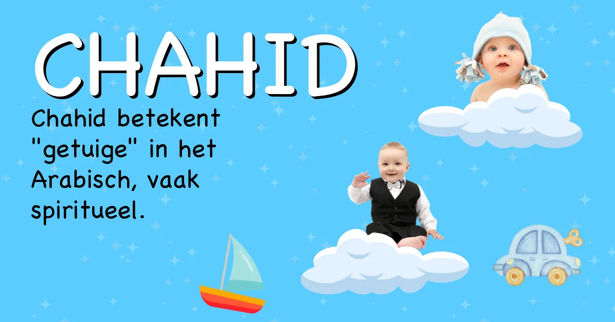 Betekenis van de naam Chahid - Ontdek de herkomst en betekenis van deze voornaam