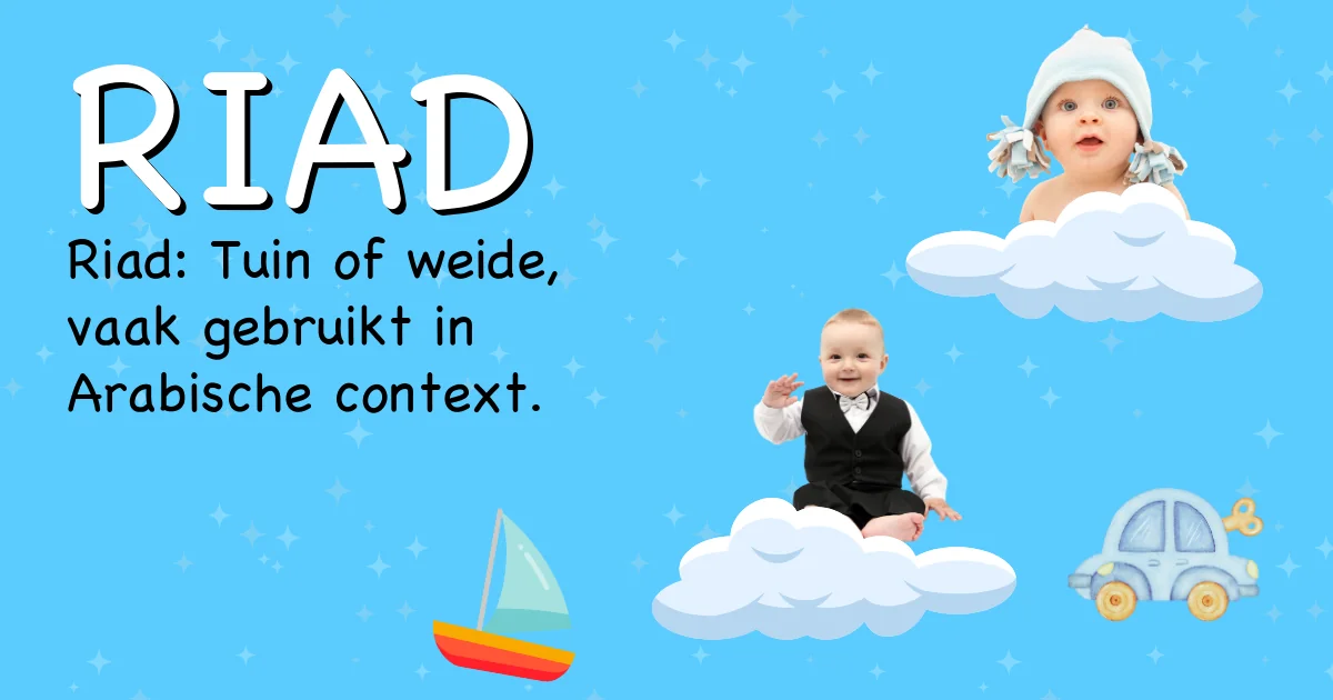 Betekenis van de naam Riad - Ontdek de herkomst en betekenis van deze voornaam