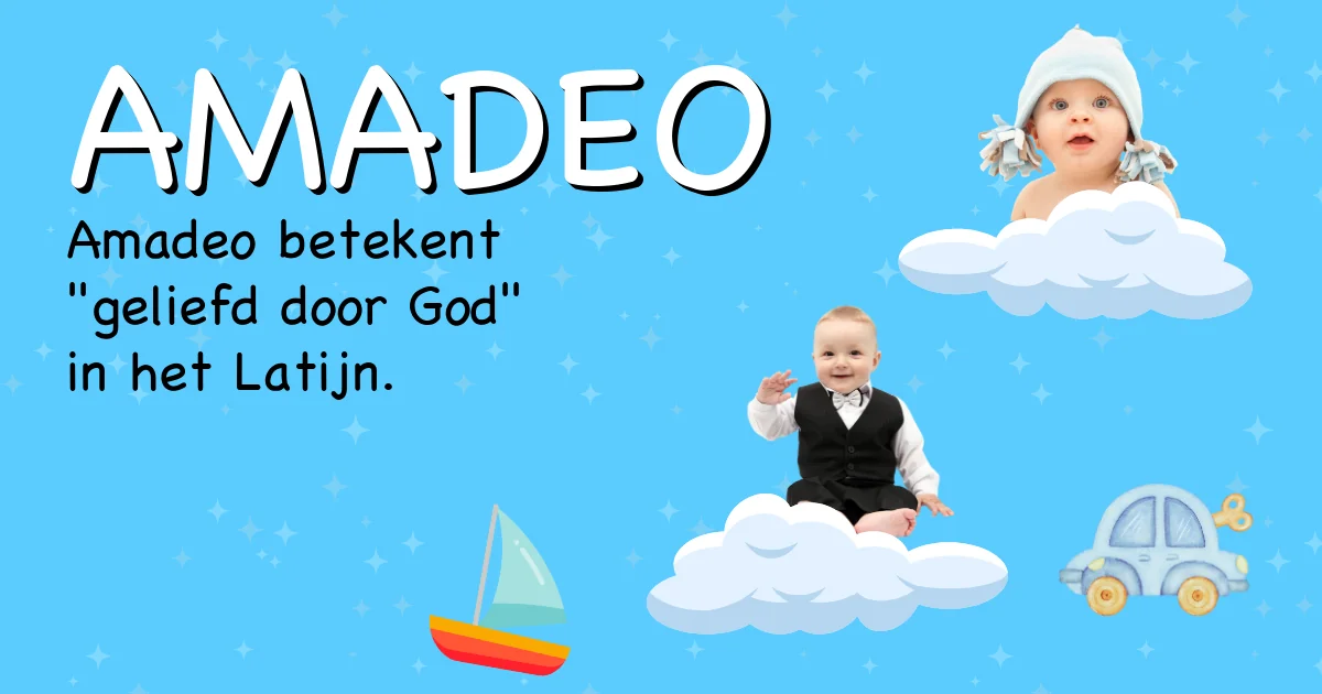 Betekenis van de naam Amadeo - Ontdek de herkomst en betekenis van deze voornaam