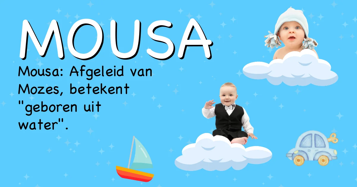 Betekenis van de naam Mousa - Ontdek de herkomst en betekenis van deze voornaam