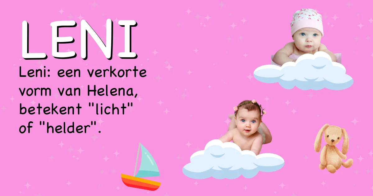 Betekenis van de naam Leni - Ontdek de herkomst en betekenis van deze voornaam