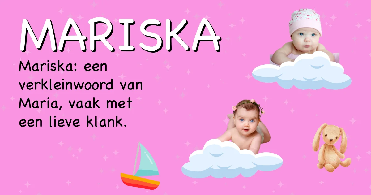 Betekenis van de naam Mariska - Ontdek de herkomst en betekenis van deze voornaam